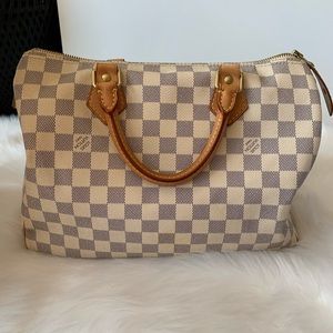 Louis Vuitton Speedy 30 Damier Azur